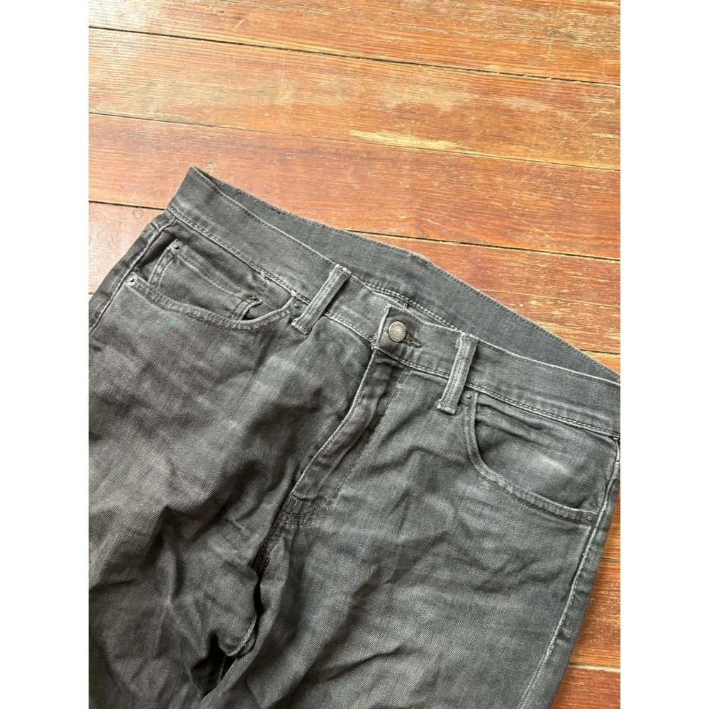 Levi's 511 Slim Fit Black Jeans Premium Stretch Mens 33 x 30
